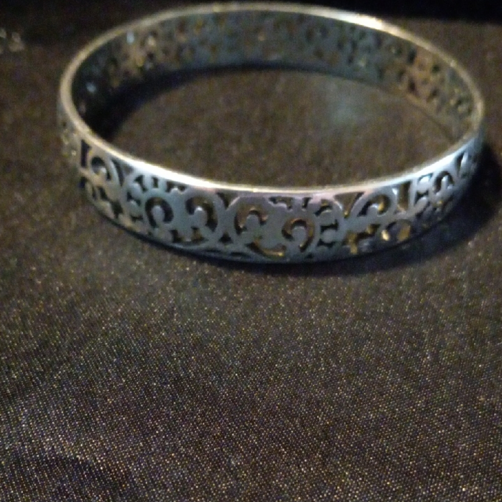Brighton Elegant Silver Filigree Bangle